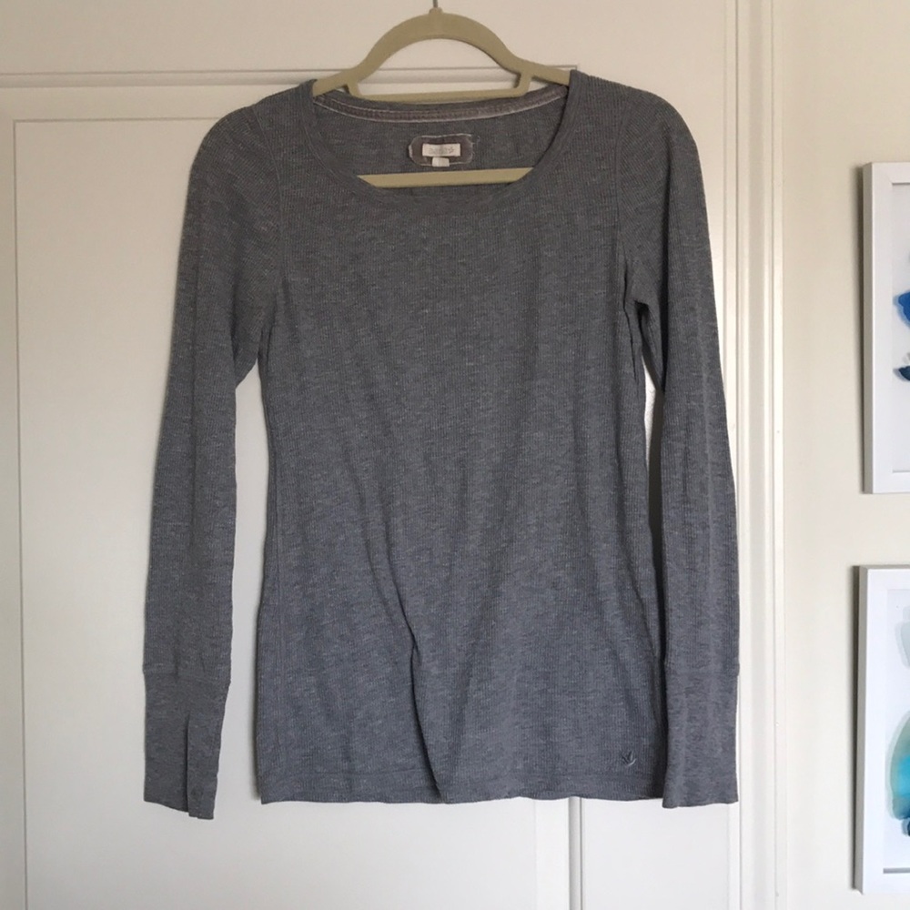 Grey Aerie Ribbed shirt